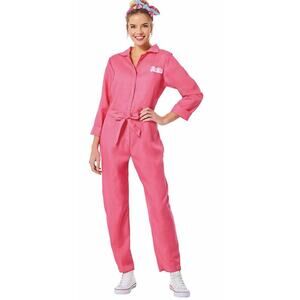 InSpirit Designs Barbie Pink Coverall/Utility Adult Costume Women Size Small